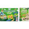 Skillmatics Sand-Tastic Art Animals & Aqua Puffs Animals Bundle, Art & Craft Kits for Kids, DIY Creative Activity, Gifts for Girls & Boys Ages 4, 5, 6, 7, 8, 9, 10