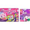 Skillmatics Sand-Tastic Art Unicorns and Princesses & Foil Fun Unicorns and Princesses, Art & Craft Kits for Kids, DIY Creative Activity, Gifts for Girls & Boys Ages 4, 5, 6, 7, 8, 9, 10