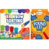 Skillmatics Silicone Rainbow Sorting & Found It! Indoor Bundle, Fun Learning Games, Educational Toys, Gifts for Toddlers & Preschoolers Ages 3, 4, 5, 6, 7