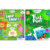 Skillmatics Snip, Snip Animals & Foil Fun Animals Bundle, Fun & Creative Activity, Gifts for Toddlers, Girls & Boys Ages 3, 4, 5, 6, 7, 8, 9