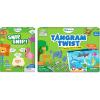 Skillmatics Snip, Snip Animals & Tangram Animals Sticker Puzzles Bundle, DIY Craft Kits, Creative Activities for Preschoolers, Gifts for Boys & Girls Ages 3, 4, 5, 6, 7
