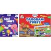 Skillmatics Snip, Snip & Tangram Vehicles Sticker Puzzles Bundle, DIY Craft Kits, Creative Activities for Preschoolers, Gifts for Boys & Girls Ages 3, 4, 5, 6, 7