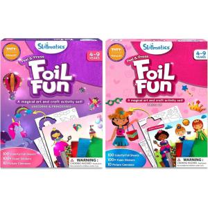 Skillmatics Foil Fun Unicorns & Princesses & Dress Up Bundle, No Mess Art for Kids, Craft Kits & Supplies, DIY Creative Activity, Gifts for Girls & Boys Ages 4, 5, 6, 7, 8, 9