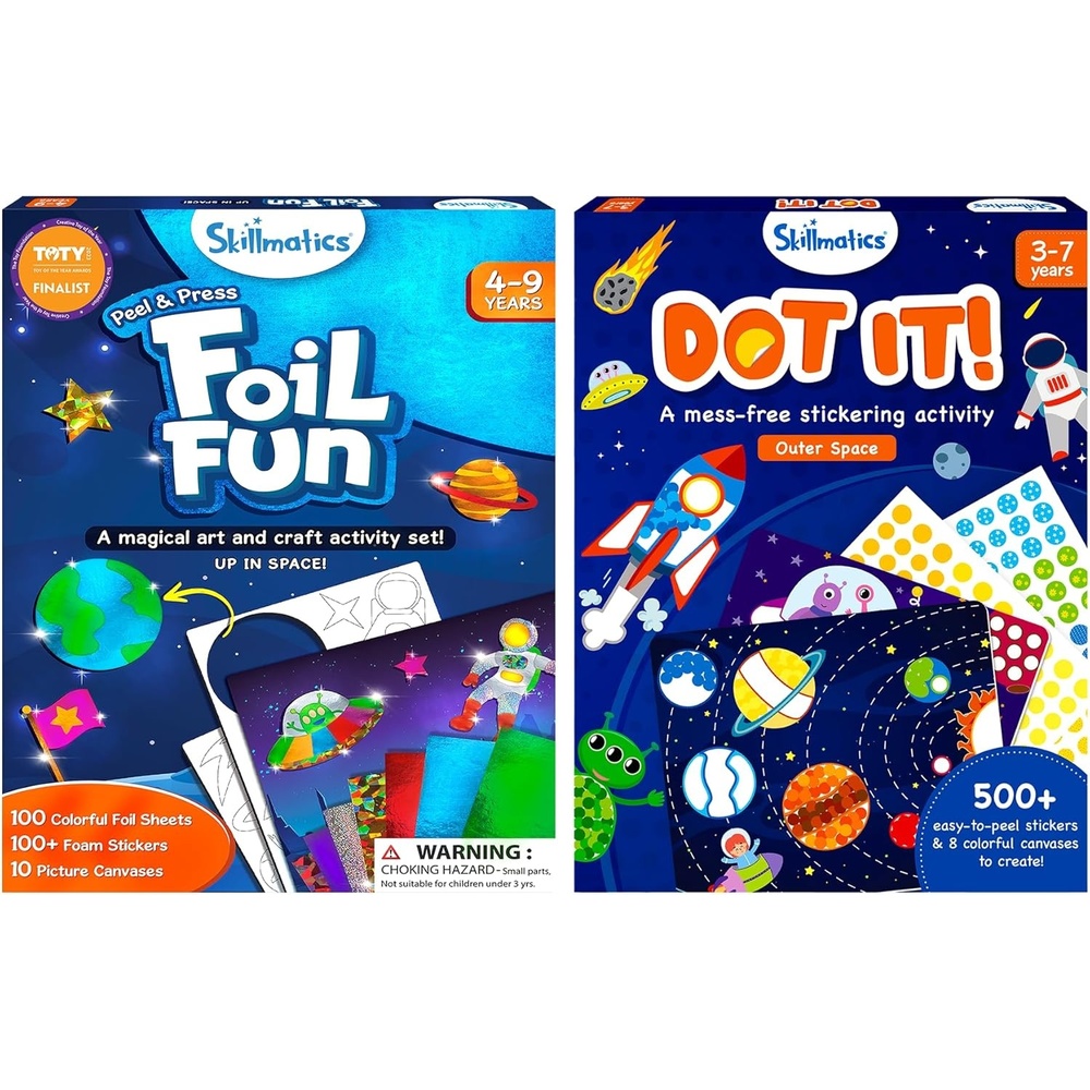 image:imageSkillmatics Foil Fun amp Dot It Space Theme Bundle Gifts for Toddlers Girls amp Boys Ages 4 5 6 7 8 9