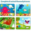 Skillmatics Dot It Animals & Dot It Space Bundle, No Mess Sticker Art for Kids, Craft Kits, DIY Activity, Gifts for Boys & Girls Ages 3, 4, 5, 6, 7, Travel Toys for Toddlers