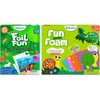 Skillmatics Foil Fun & Fun with Foam Animals Theme Bundle, Art & Craft Kits, DIY Activities for Kids