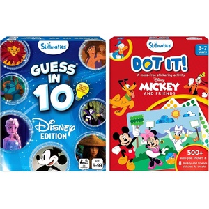 Skillmatics Guess in 10 Disney & Dot It Disney Mickey and Friends Bundle, Perfect for Kids Who Love Toys, Gifts for Girls and Boys Ages 3, 4, 5, 6 and Up