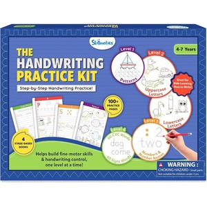 Skillmatics Handwriting Practice Kit – 4 Stage-Based Writing Workbooks with Pencils & Eraser, Learn Patterns, Letters, Numbers & Words, Preschool Learning Set, Gift for Kids Ages 4, 5, 6, 7